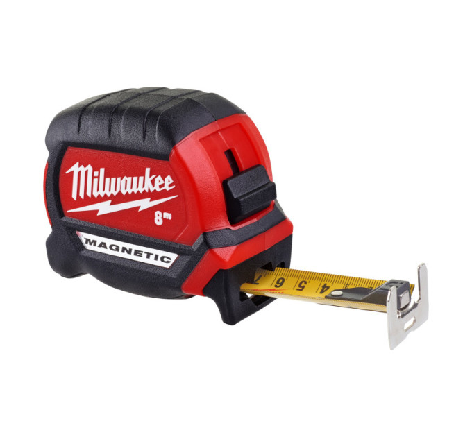 Рулетка магнітна MAGNETIC MILWAUKEE GEN III, 8м (27мм)