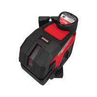 Нівелір 4х точковий лазерний акумуляторний MILWAUKEE M12 CLL4P-301C (зелений промінь) (ЗУ+1Х3Ач+кейс)