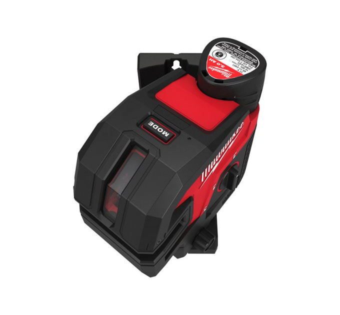Нивелир 4х точечный лазерный аккумуляторный MILWAUKEE M12 CLL4P-301C (зелёный луч) (ЗУ+1Х3Ач+кейс)