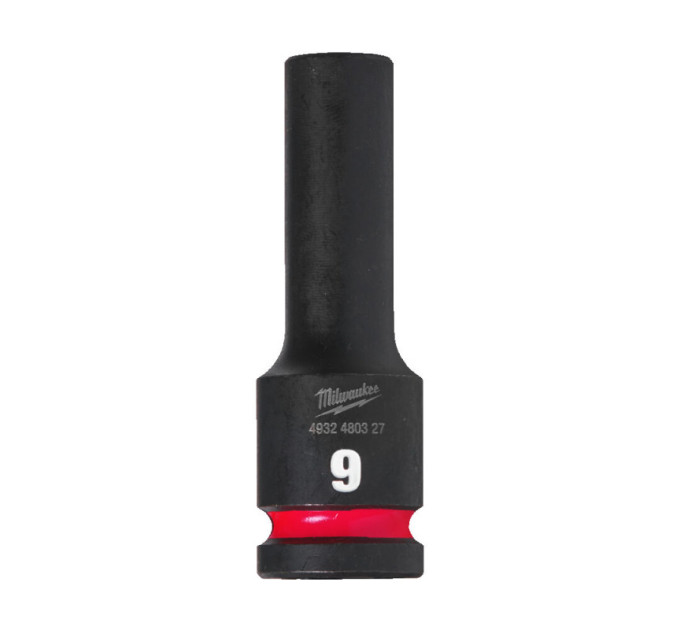 Головка ударная ShW 1/2'' SKT MILWAUKEE, удлиненная, 9мм