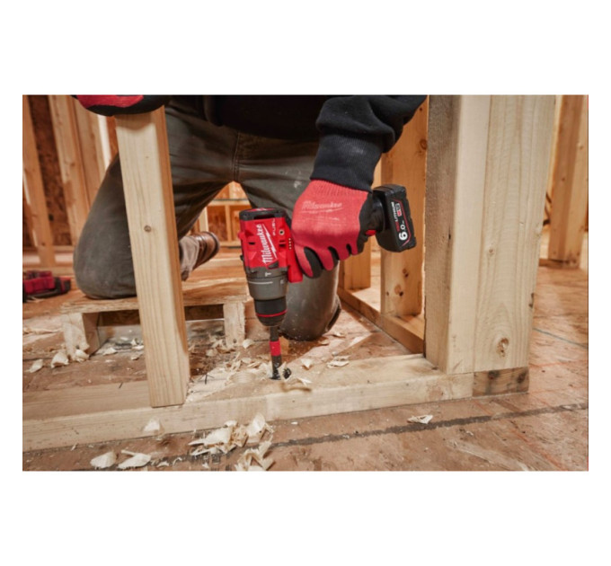 Дриль-шуруповерт акумуляторний безщітковий ударний MILWAUKEE M12 FPD2-202X (37Нм) (ЗУ+2Х2Ач+HDкейс)