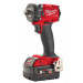 Гайковерт аккумуляторный бесщеточный MILWAUKEE 1/2" (339 Нм) M18 FIW2P12-502X, с пином (ЗУ+2Х5Ач)