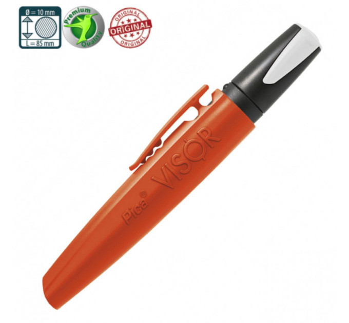 Маркер сухой промышленный Pica 990/52 Visor Permanent Building Crayon, белый