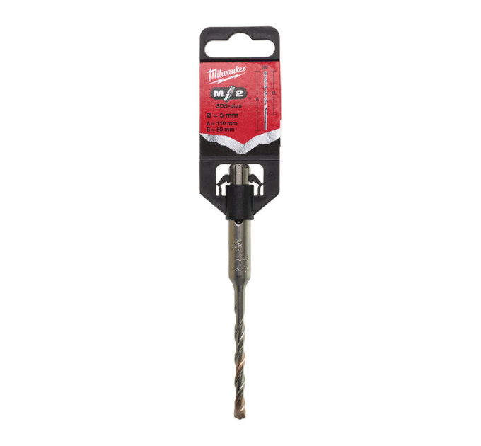 Бур SDS-PLUS M2 MILWAUKEE, Ø5,0х110х50мм