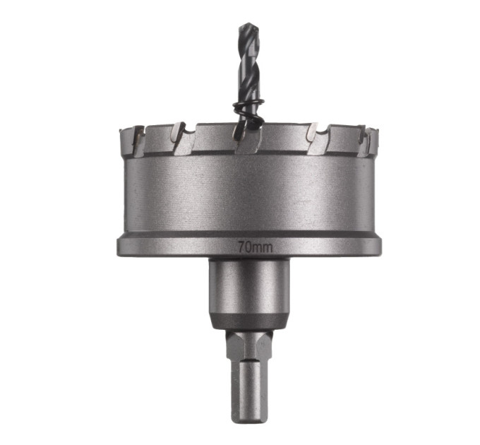 Цельная коронка Holesaw TCT MILWAUKEE для стали/нержавеющей стали, Ø70мм