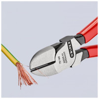 Кусачки боковые (бокорезы), Ø4,0мм, 160мм KNIPEX 70 01 160 SB, фосфатированные