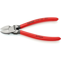 Кусачки боковые (бокорезы) для пластмассы, 160мм KNIPEX 72 01 160 SB, фосфатированные