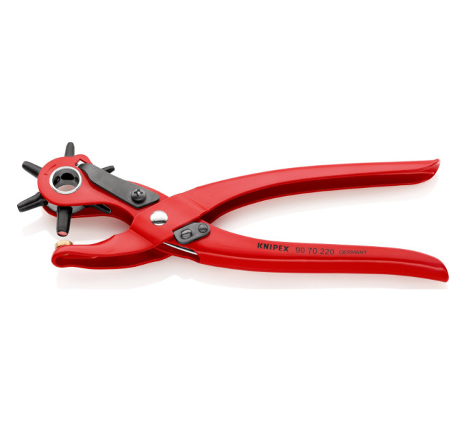 Кліщі просічні з револьверною голівкою KNIPEX 90 70 220 EAN