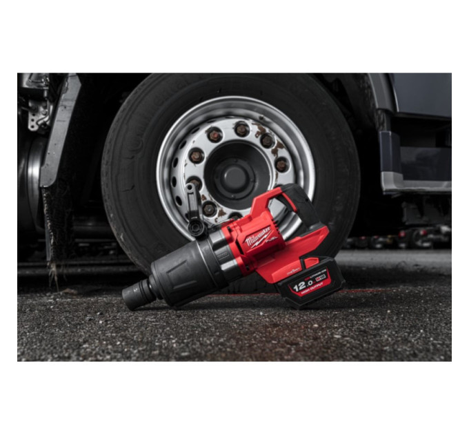 Гайковерт аккумуляторный бесщеточный MILWAUKEE 1'' (2711Нм) M18 ONEFHIWF1DS-0C, с кольцом (каркас)