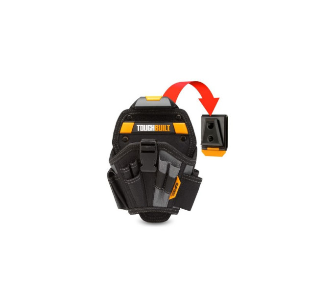Строительная поясная сумка для большой дрели ClipTech TOUGHBUILT TB-CT-20-L
