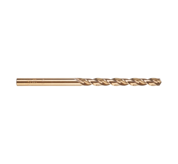 Сверло по металлу HSS-Co MILWAUKEE, DIN338, Ø4,5х80х47мм, (10шт)