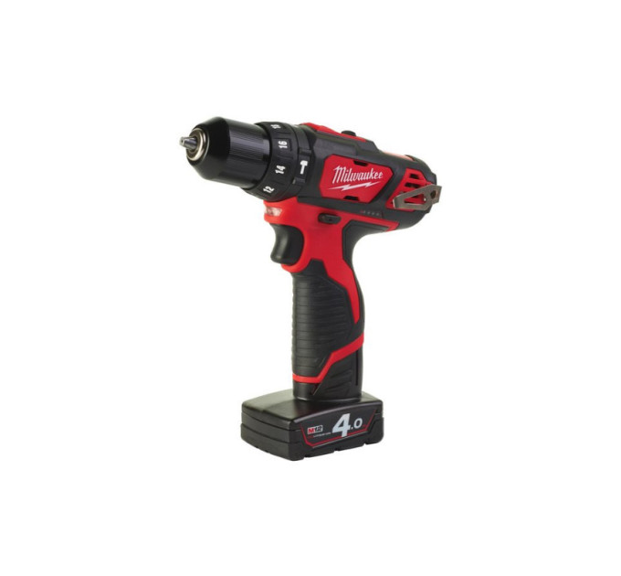 Дриль-шуруповерт акумуляторна ударна MILWAUKEE M12 BPD-0 (30Нм)(каркас)