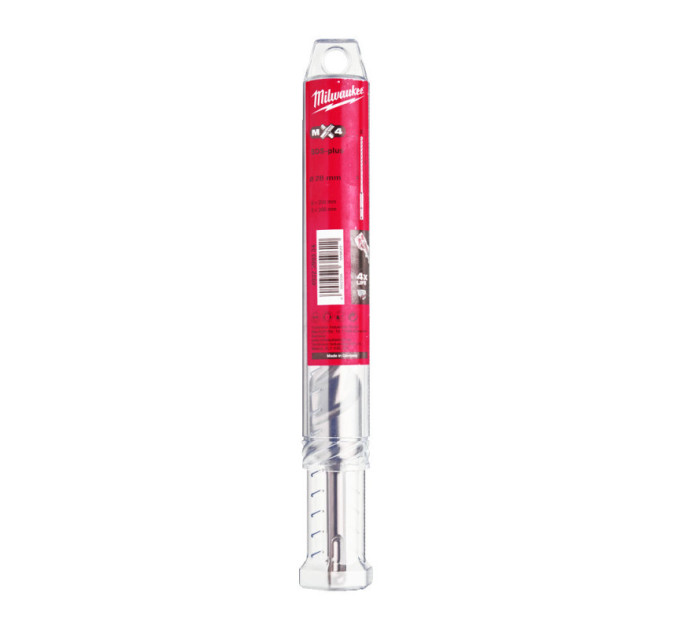 Бур SDS-PLUS MX4 MILWAUKEE, Ø28,0х250х200мм