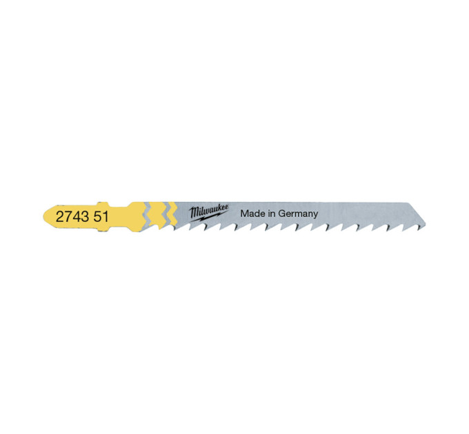 Полотна для лобзика T101D MILWAUKEE, 75х4, 0мм, (5шт)