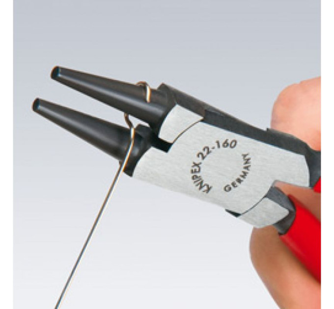 Круглогубцы 125мм, KNIPEX 22 01 125, фосфатированные