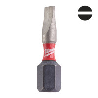 Бита SHOCKWAVE MILWAUKEE, SL0,6x4,5, 25мм, (2шт) Бита SHOCKWAVE MILWAUKEE, SL0,6x4,5, 25мм, (2шт)
