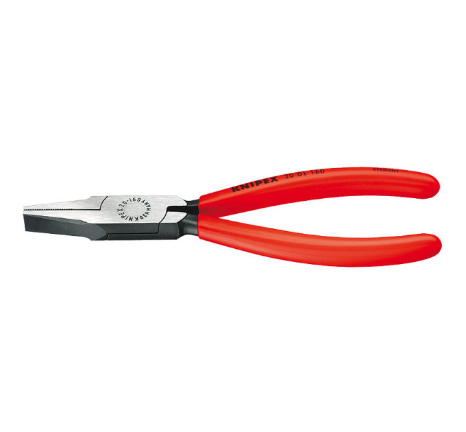 Плоскогубцы с гладкими губками, 140мм KNIPEX 20 01 140, фосфатированные