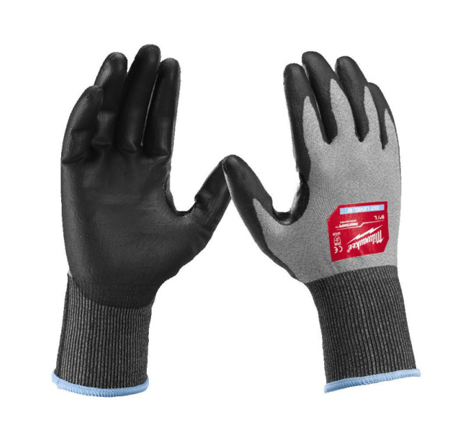Рукавички робочі MILWAUKEE Hi-Dex (Хай Декс), з опором порізам рівня 2/B, 10/XL