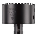 Коронка алмазна Diamond Max MILWAUKEE, Ø75мм M14 (сухе свердління)