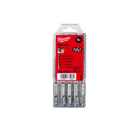 Набор буров SDS-PLUS MX4 MILWAUKEE с 4-мя режущими кромками (5шт) (5,5/6/7/8 )