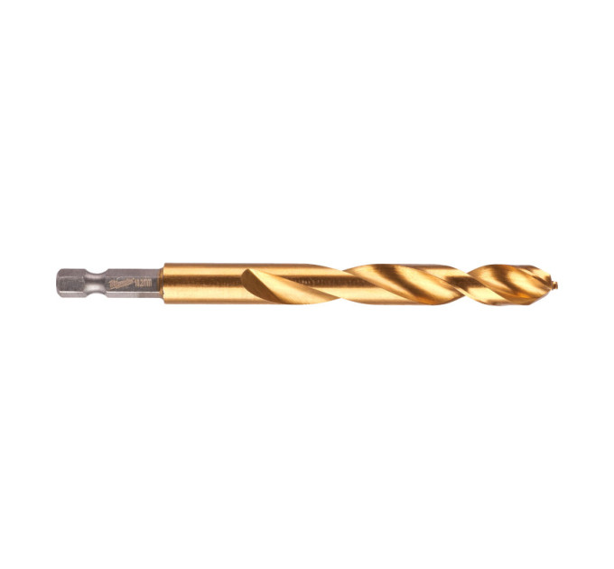 Свердло по металу RedHEX SHOCKWAVE™ HSS-TiN MILWAUKEE, Ø10,2х121х77мм