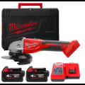 Шлифмашина угловая - болгарка аккумуляторная бесщёточная MILWAUKEE Ø125мм M18 BLSAG125X-402X