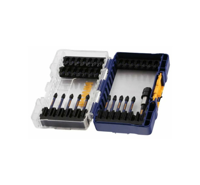 Набор бит IMPACT PRO 32шт, 1/4", 25мм:PH1х2/PH2х3/PH3х2/Pz1х2/Pz2х3/Pz3х2/T20х3/T25х2/T30х2/ 57мм: