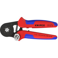 Инструмент для обжима контактных гильз 0,8-16,0мм², с автонастройкой KNIPEX 97 53 14,фосфатированный