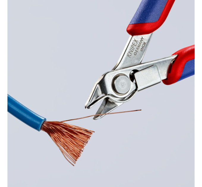 Кусачки Electronic Super Knips Ø1,6мм, 140мм KNIPEX 78 13 125 SB (в блистере)