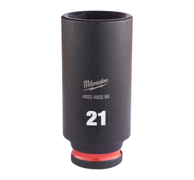 Головка ударная ShW 3/8'' SKT MILWAUKEE, удлиненная, 21мм