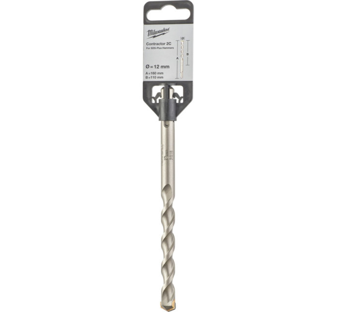 Бур SDS-PLUS Contractor MILWAUKEE Ø12x160мм