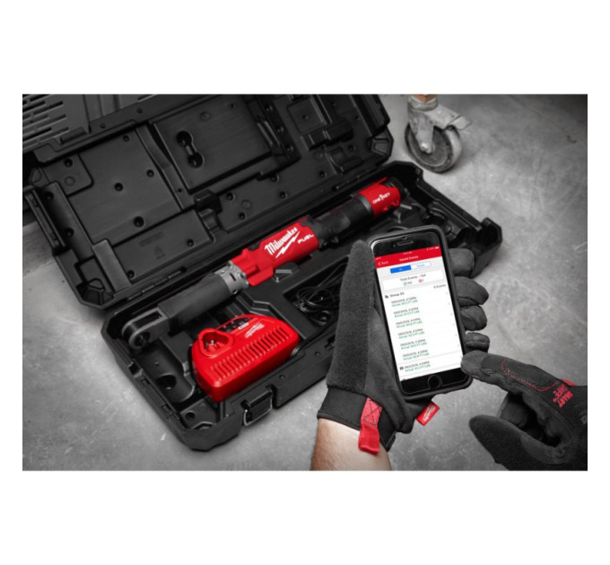 Ключ динамометрический электронный MILWAUKEE 3/8'' (13.6 - 135.6Нм) M12 ONEFTR38-201C(ЗУ+2Х2Ач+кейс)