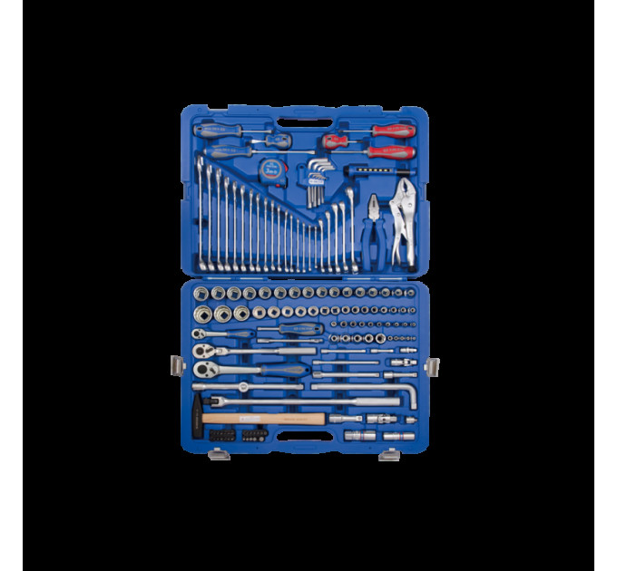 Набор инструментов универсальный 143 ед. 1/4"+1/2"+3/8" 6-ти гранные