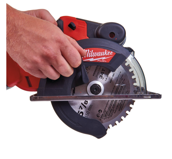 Пила дисковая аккумуляторная бесщеточная по металу MILWAUKEE M18 FMCS-0X Ø150мм (каркас+HDкейс)