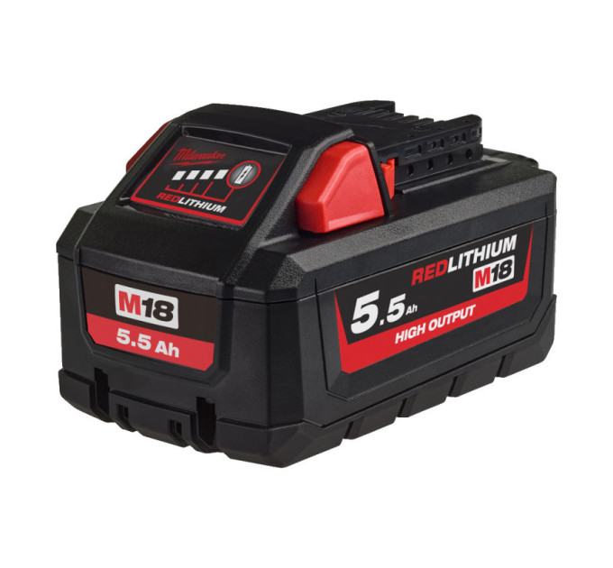 Аккумулятор MILWAUKEE M18 HB5.5 HIGH OUTPUT™ 5.5 Ач 4932464712