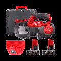 Пила ленточная аккумуляторная бесщёточная MILWAUKEE M12 FBS64-402C (ЗУ+2акк.Х4Ач+кейс)