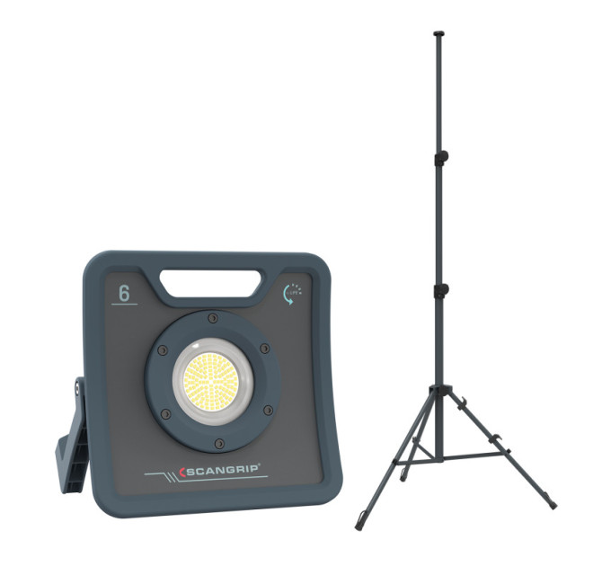 Прожектор переносной 6000 lumen NOVA 6 + TRIPOD 3M for Life SCANGRIP