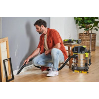 Пылесос аккумуляторный строительный RYOBI R18WDV-0 ONE+ (18л)