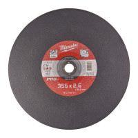 Диск отрезной по металлу MILWAUKEE, SC 41/355х2,5мм, Ø355мм
