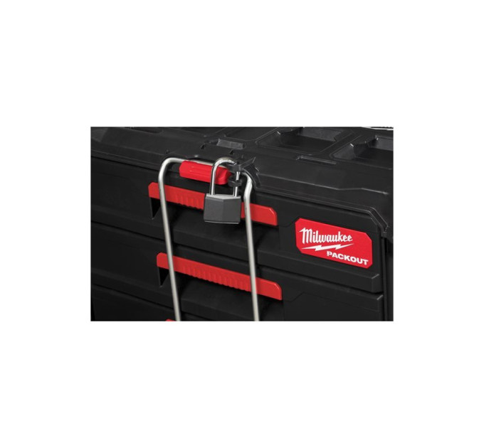 Ящик для инструмента с 3-мя выдвижными отсеками PACKOUT MILWAUKEE DRAWER BOX (560x410х363мм)