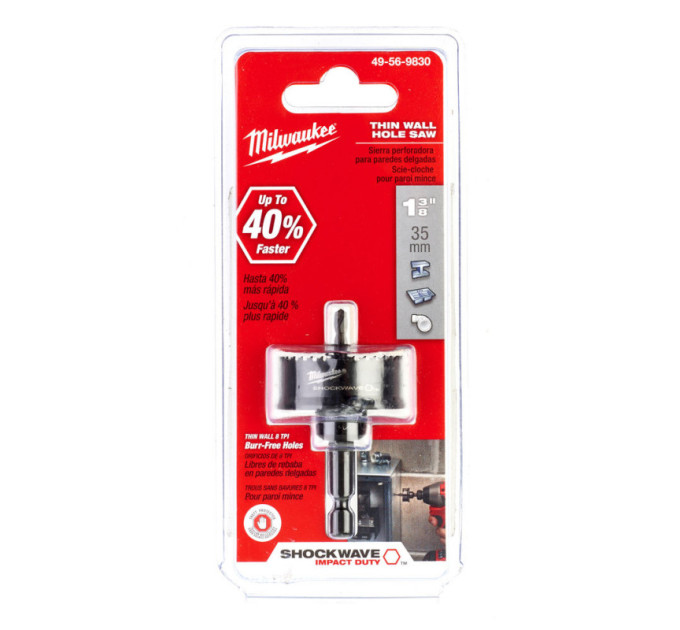 Коронка Shockwave MILWAUKEE Ø35мм