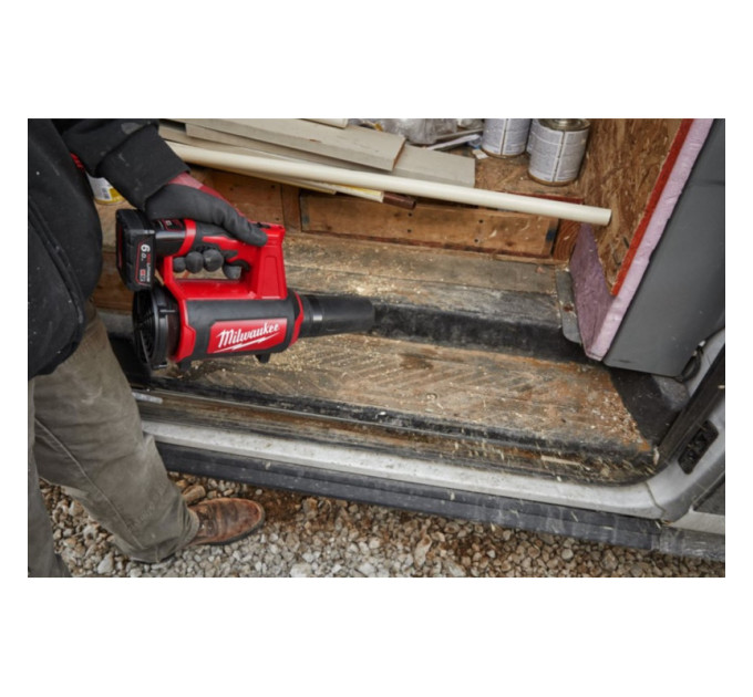 Воздуходувка аккумуляторная бесщёточная MILWAUKEE M12 BBL-0 (каркас)