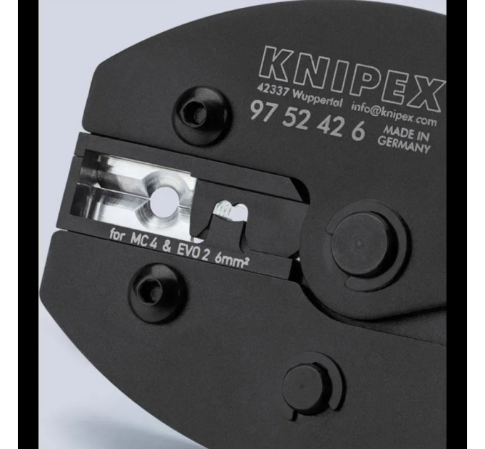 Клещи для обжима коннекторов KNIPEX PreciForce, 6мм MC4/E, 97 52 42 6
