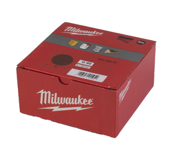Шліфувальне коло MILWAUKEE Ø150/6 HL, зерно 80, (50шт)