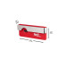 Держатель-пластина PACKOUT MILWAUKEE (90x234x40мм)