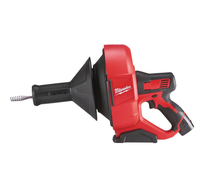 Машина прочистная аккумуляторная MILWAUKEE M12 BDC6-0C трос 6м (каркас+ведро)