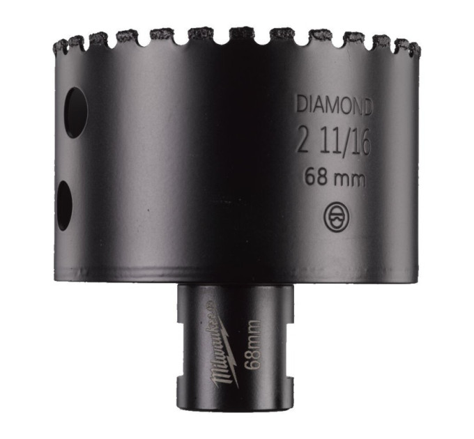 Коронка алмазна Diamond Max MILWAUKEE, Ø68мм M14 (сухе свердління)