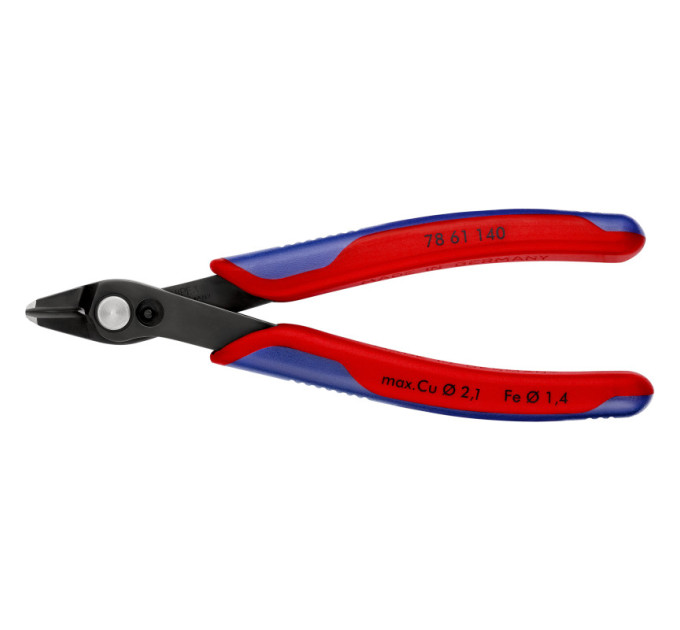 Кусачки Electronic Super Knips XL Ø2,1мм, 140мм KNIPEX 78 61 140 SB (в блистере)