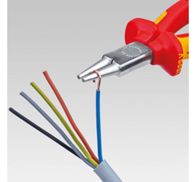Круглогубцы 125мм, KNIPEX 22 01 125, фосфатированные