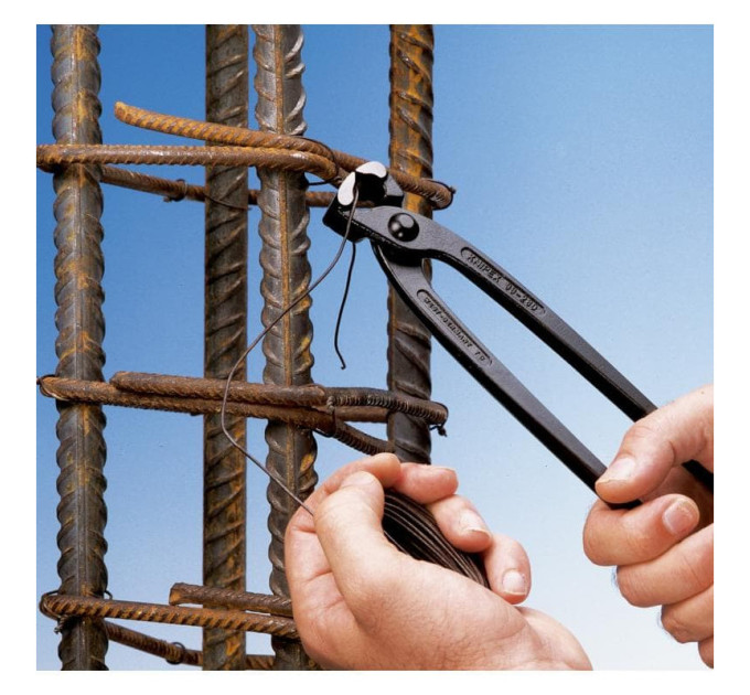 Клещи арматурные Ø2,4мм KNIPEX 99 04 250, (25мм), оцинкованные